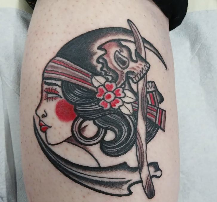 Wolf and Raven Tattoo tattoo work — photo 3