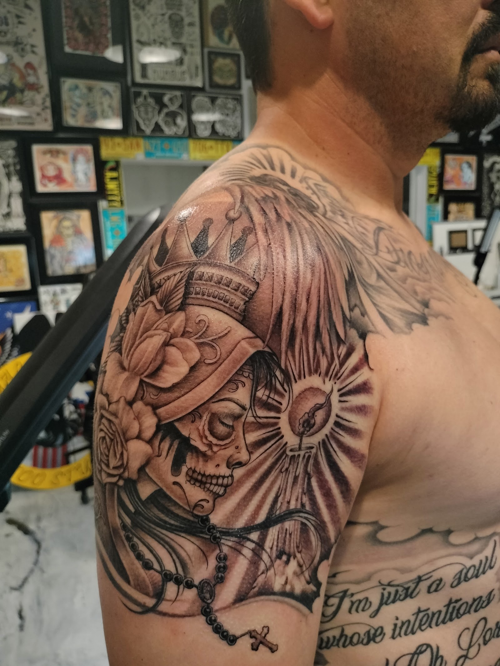 Gallo Negro Tattoo tattoo work — photo 2