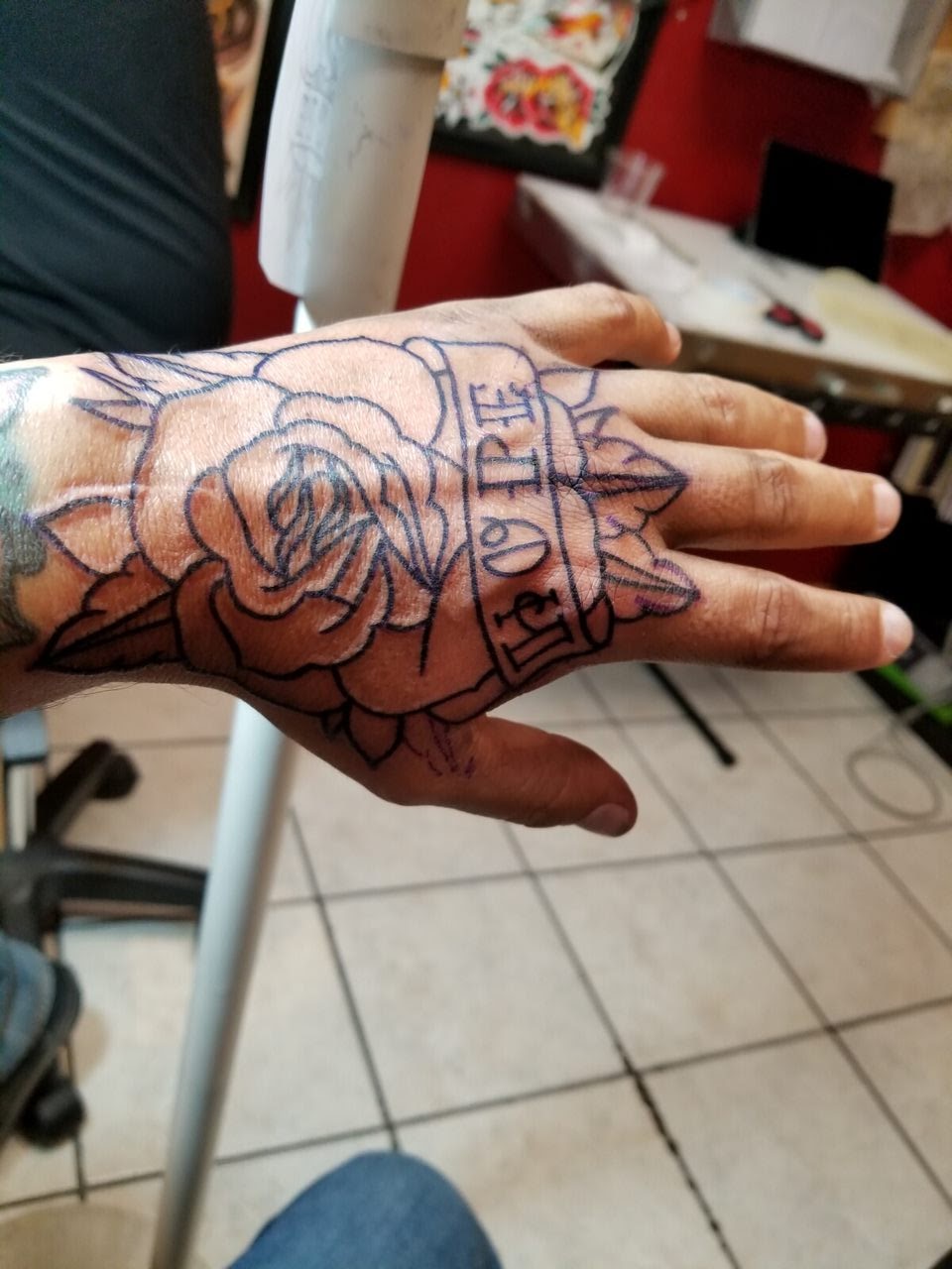 Star Tattoo tattoo work — photo 2