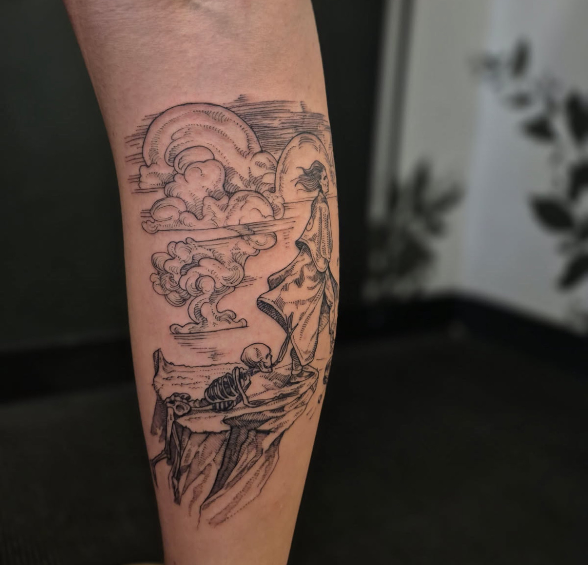 Moon Tattoo tattoo work — photo 2