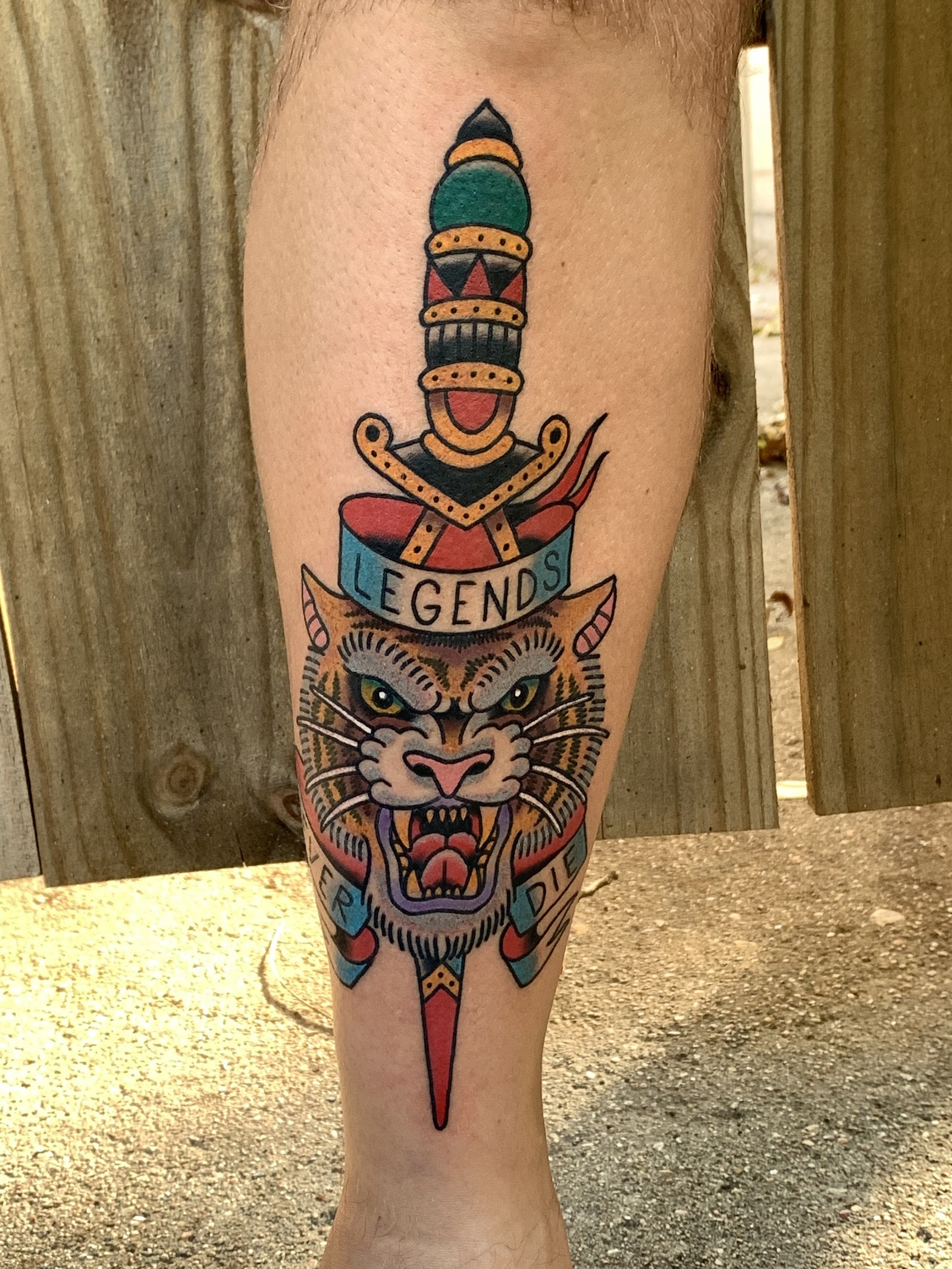 Lucky Leopard tattoo work — photo 2