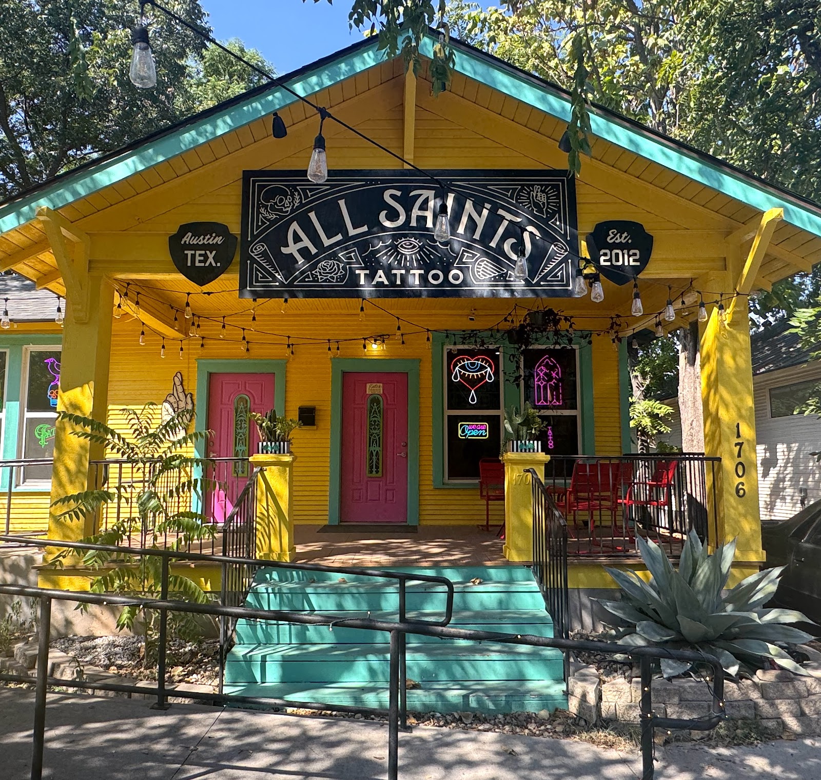 All Saints Tattoo & Body Piercing tattoo parlor in Austin, TX