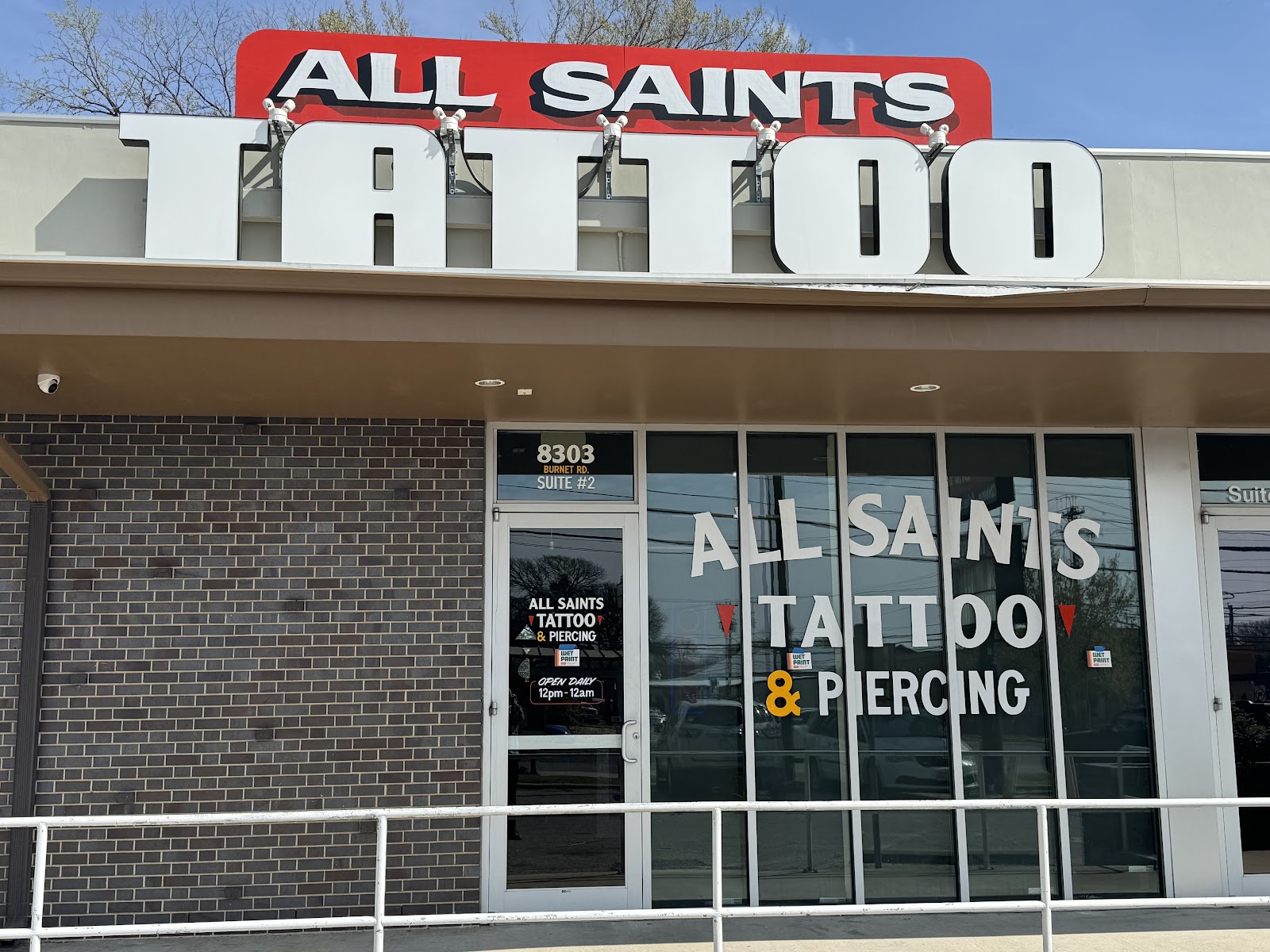 All Saints Tattoo North & Piercing tattoo parlor in Austin, TX