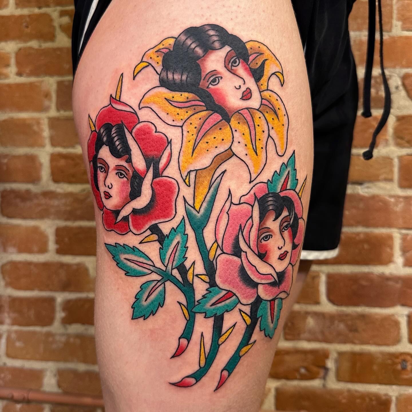 The Tilted Rose Tattoo tattoo work — photo 3