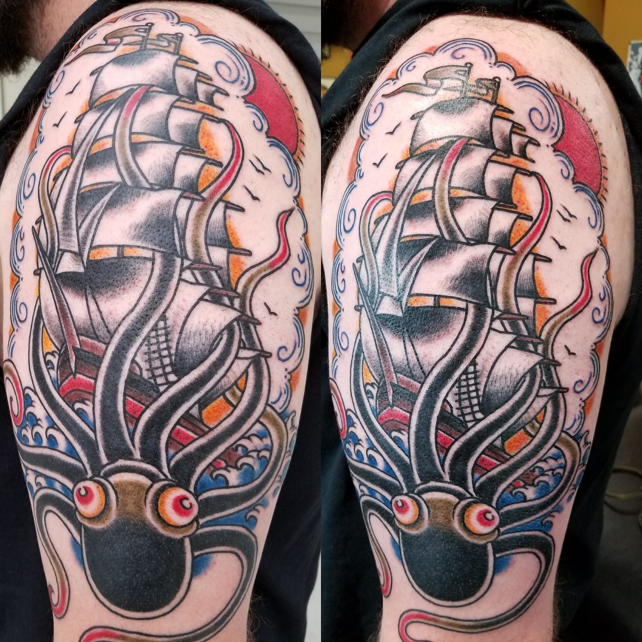 Broken Lantern Tattoo tattoo work — photo 3