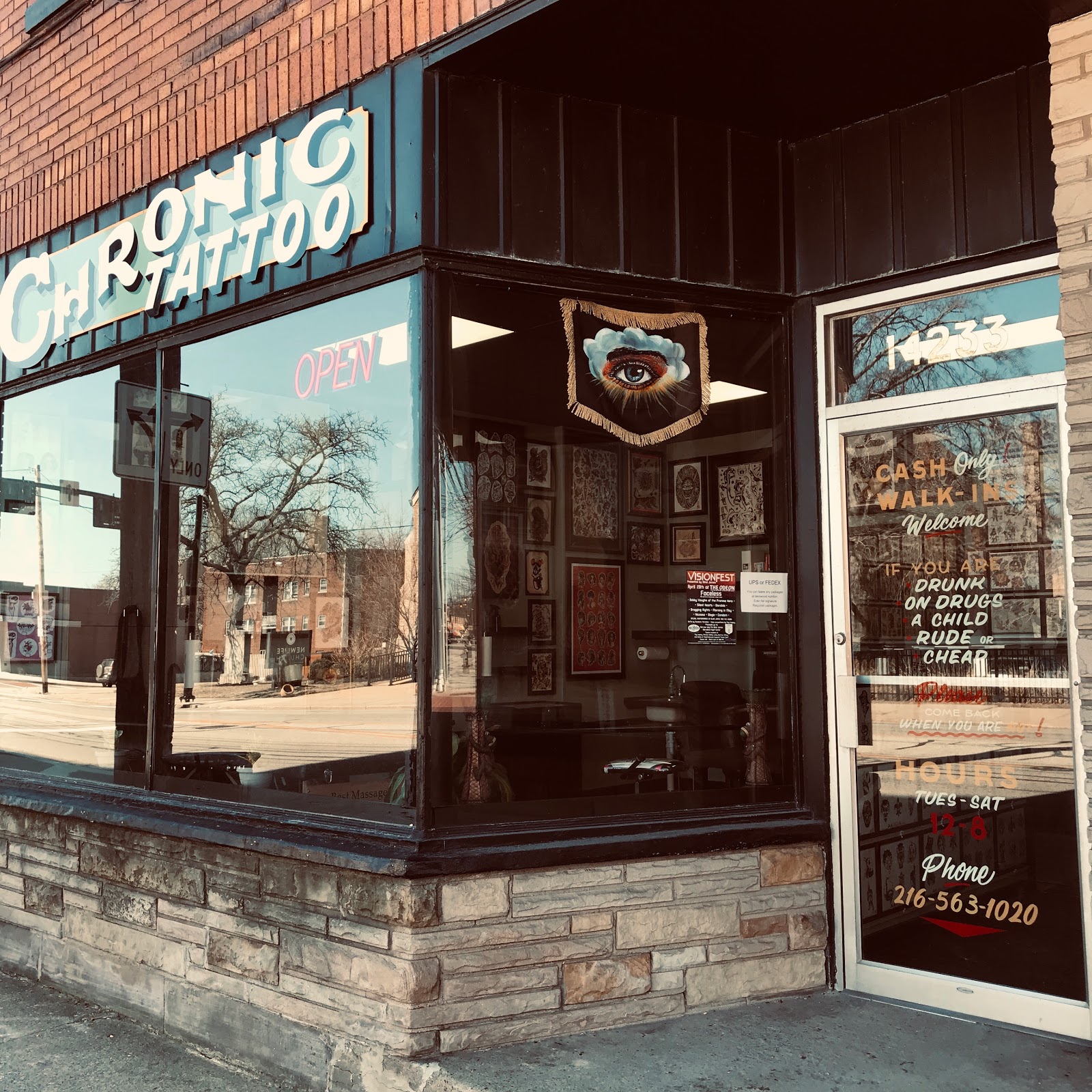 CHRONIC TATTOO LAKEWOOD tattoo parlor in Lakewood, OH