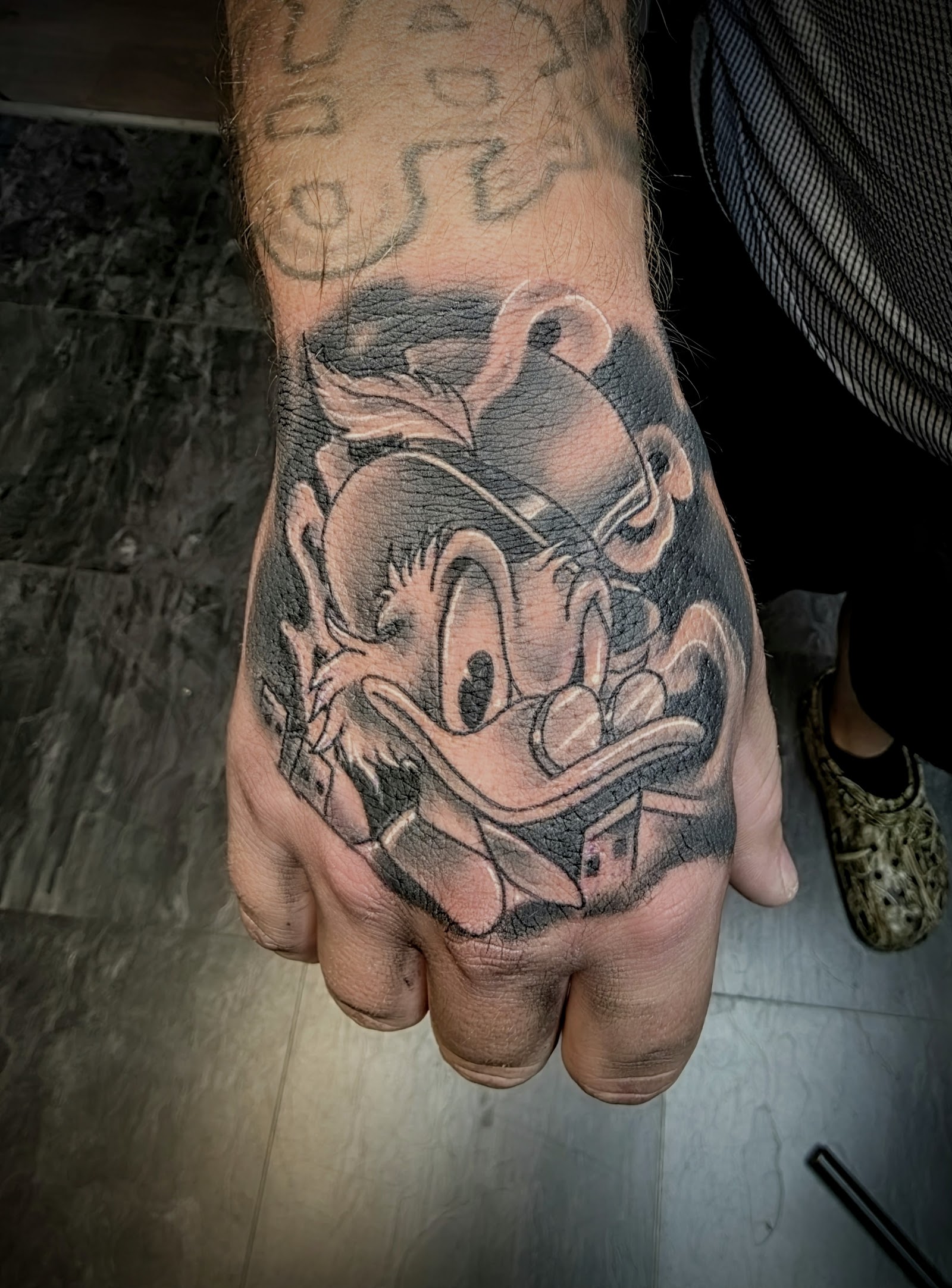 Old ironclad tattoo tattoo work — photo 3