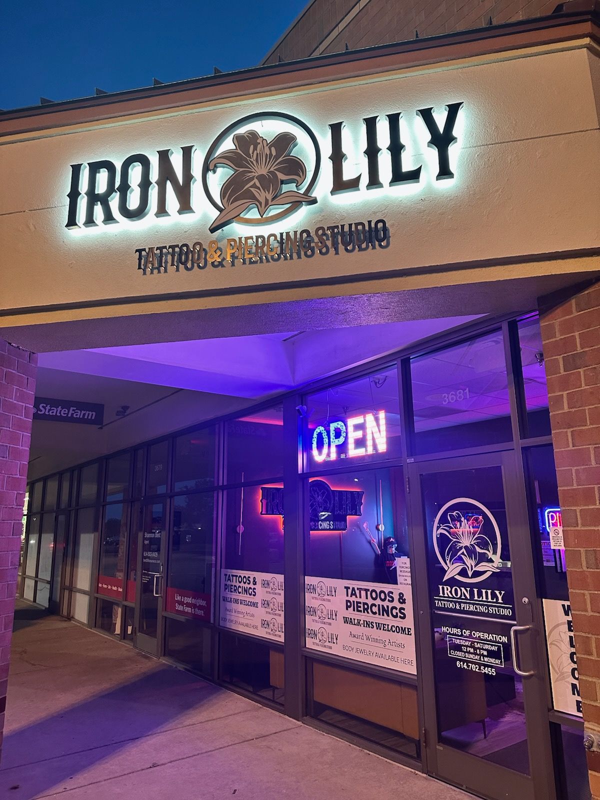 Iron Lily Tattoo & Piercing Studio — tattoo studio near Hilliard