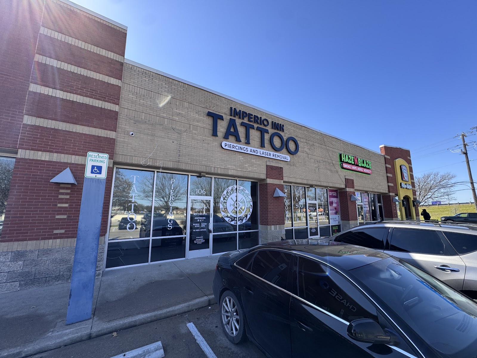Imperio Ink tattoo parlor in Dallas, TX