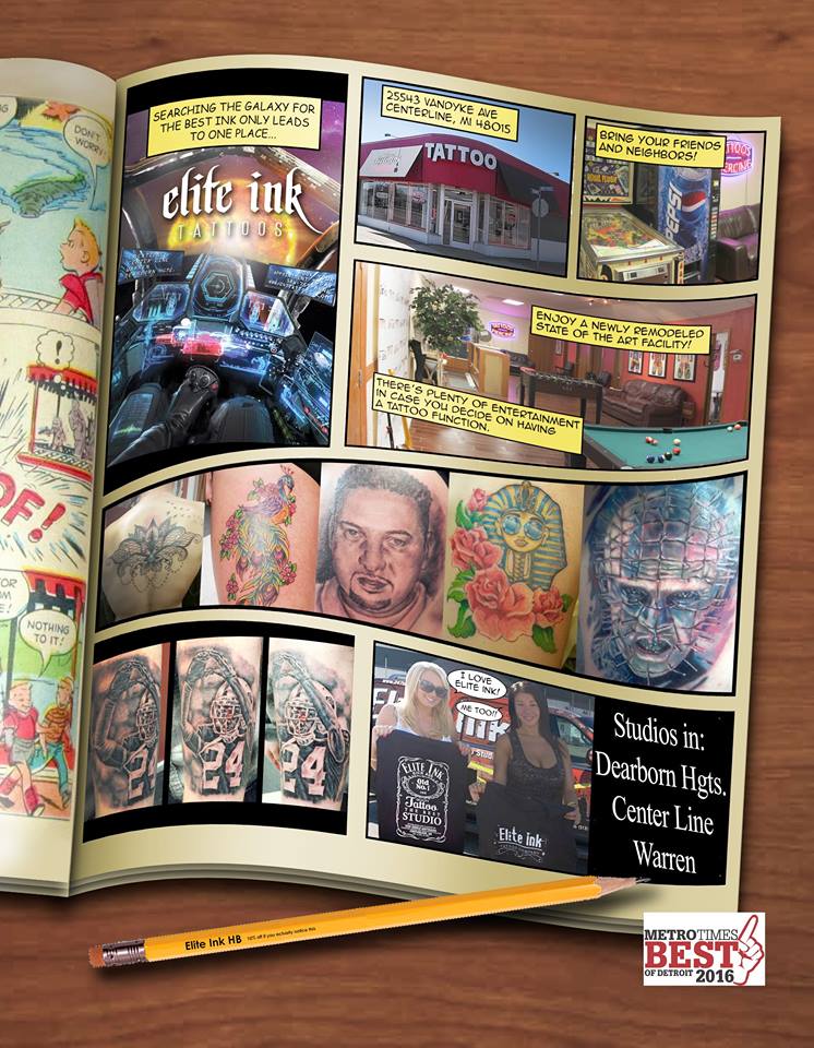 Elite Ink Tattoo Studios — tattoo studio near Livonia