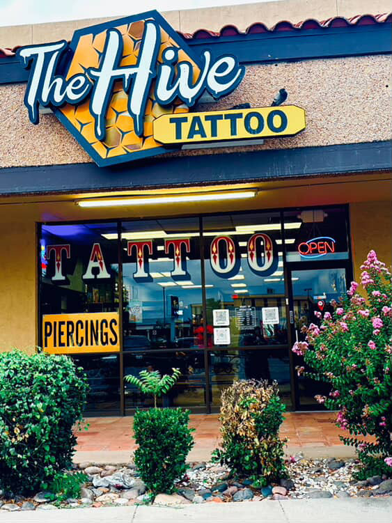 The Hive Collective tattoo parlor in El Paso, TX