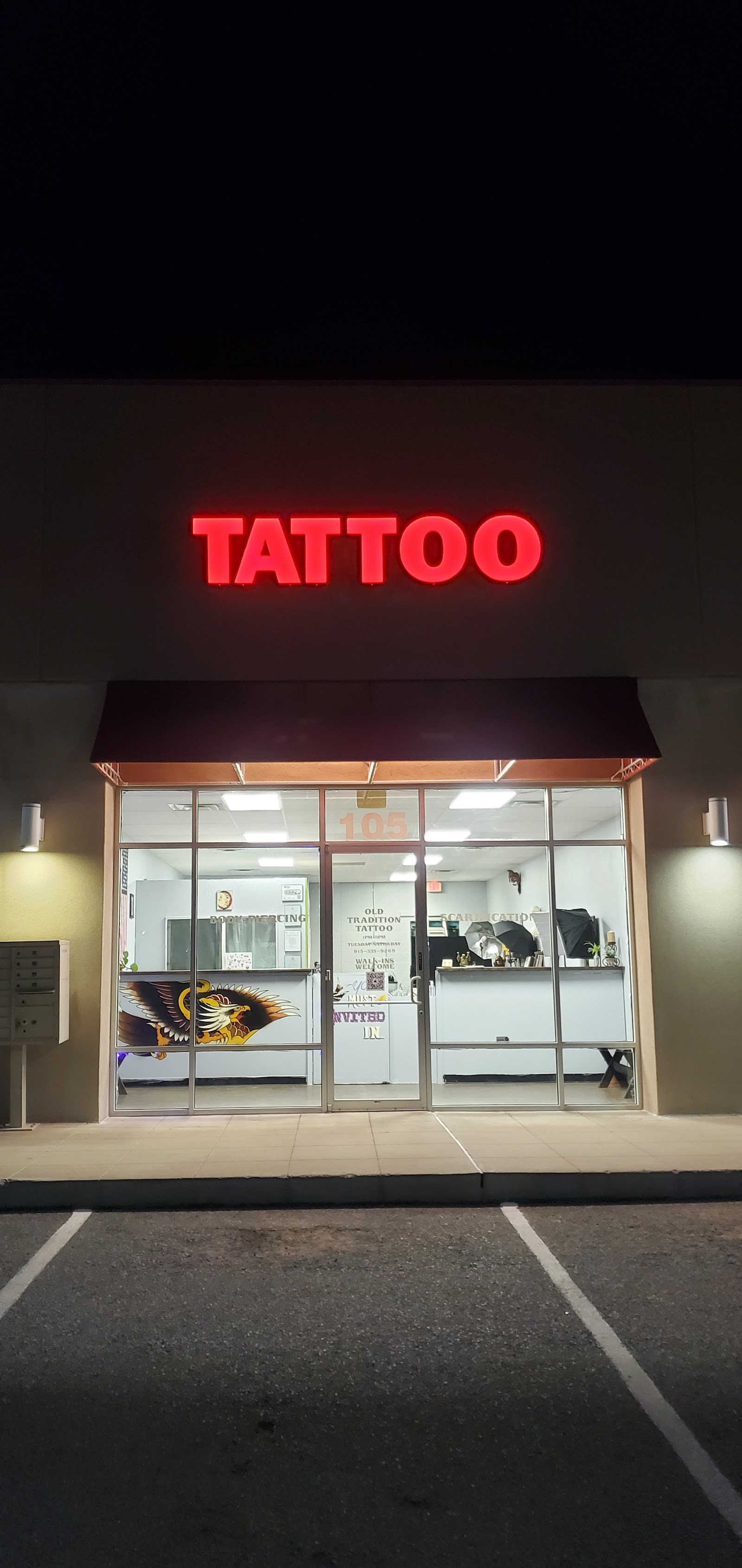 Old tradition tattoo tattoo parlor in El Paso, TX