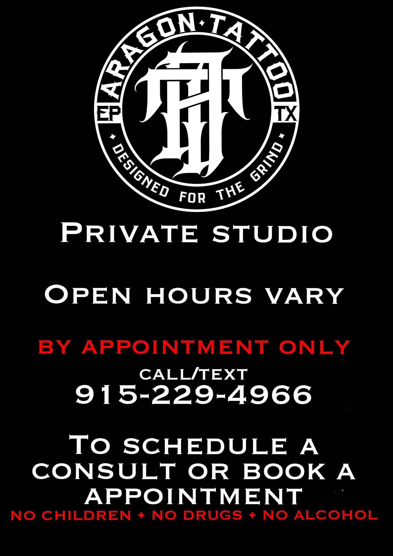 Aragon Tattoo tattoo parlor in El Paso, TX