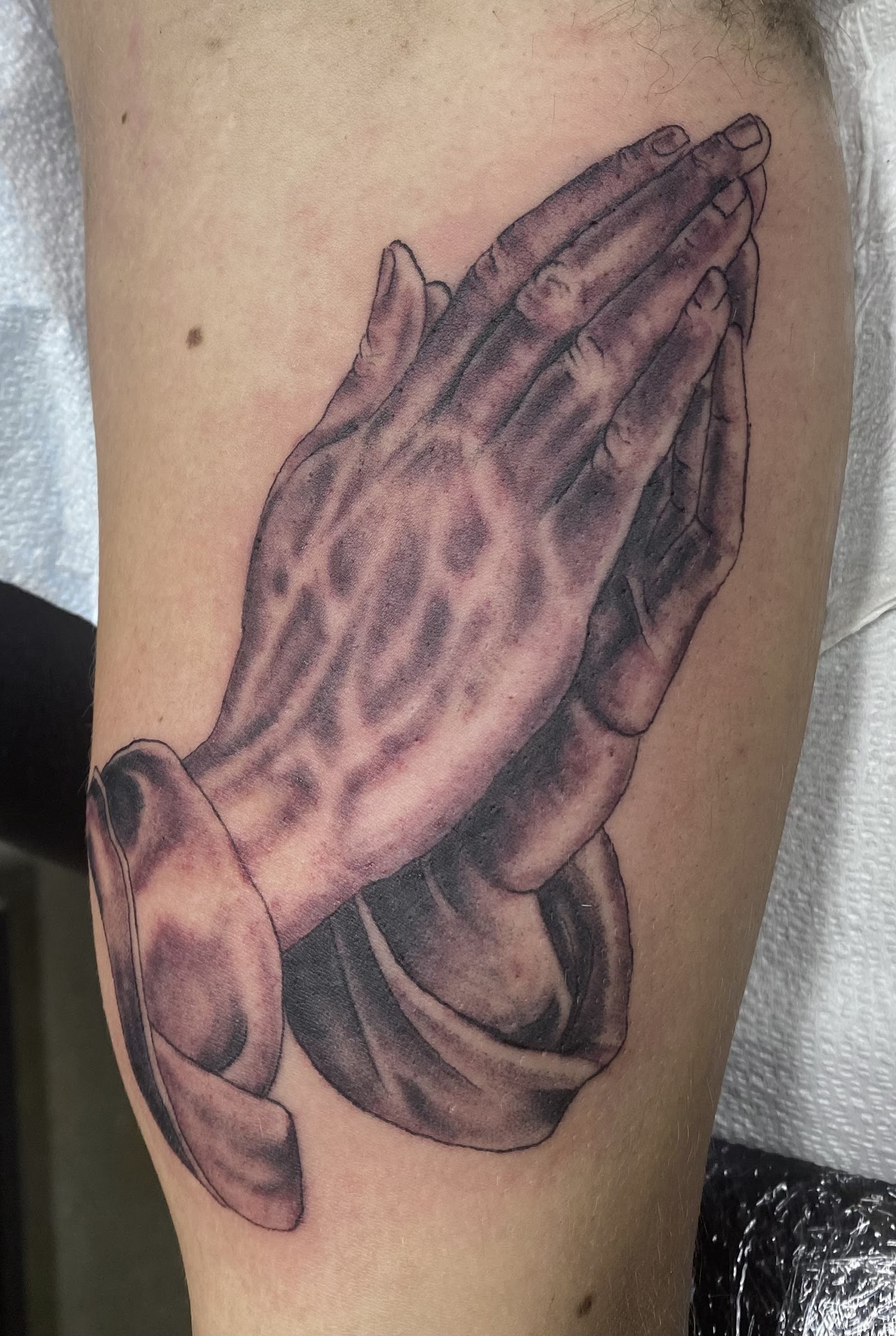 Texas rose tattoo tattoo work — photo 2
