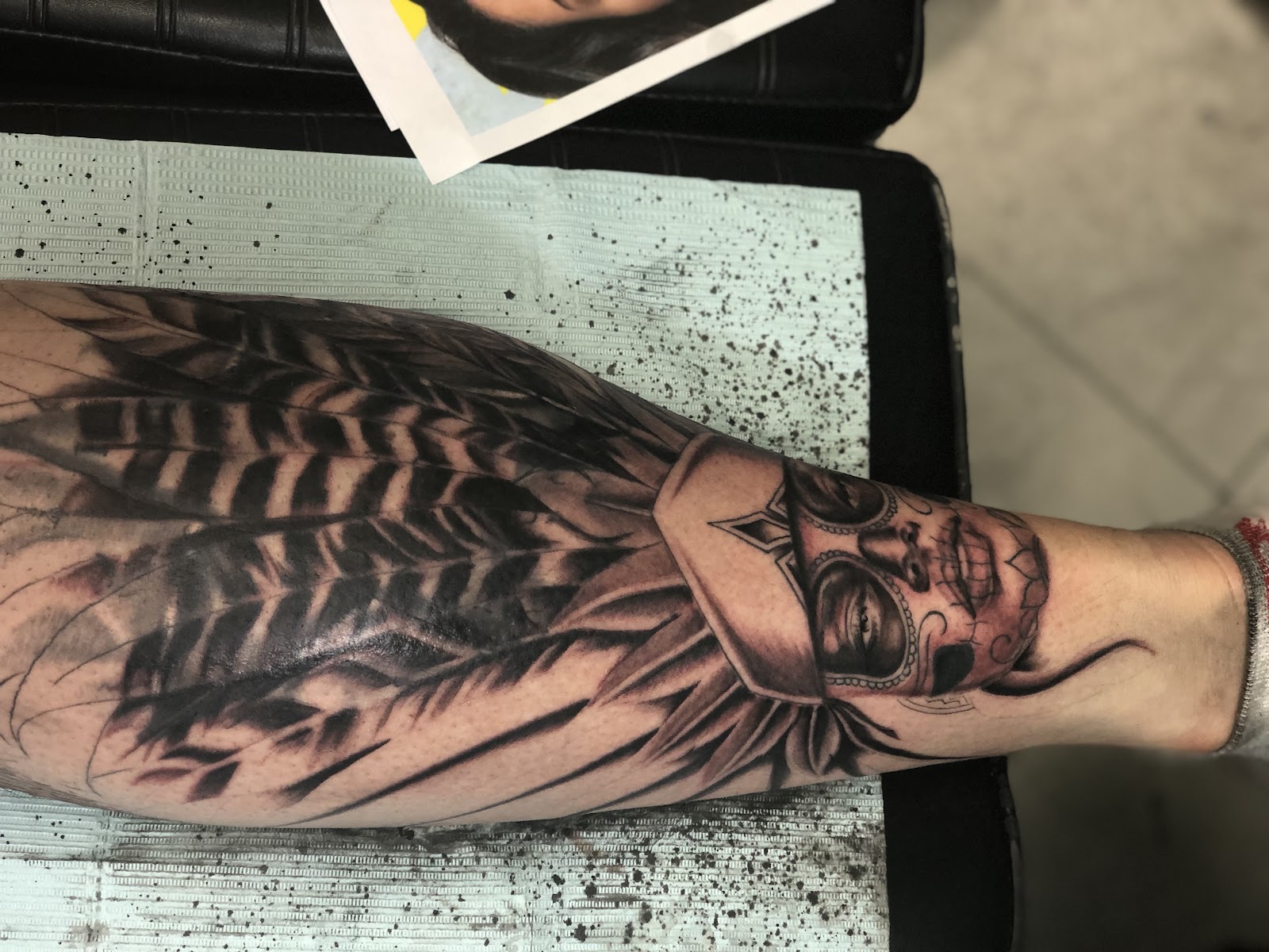 Texas rose tattoo tattoo work — photo 3