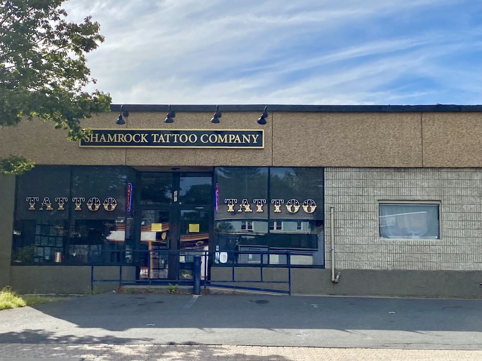 Shamrock Tattoo Company tattoo parlor in West Hartford, CT
