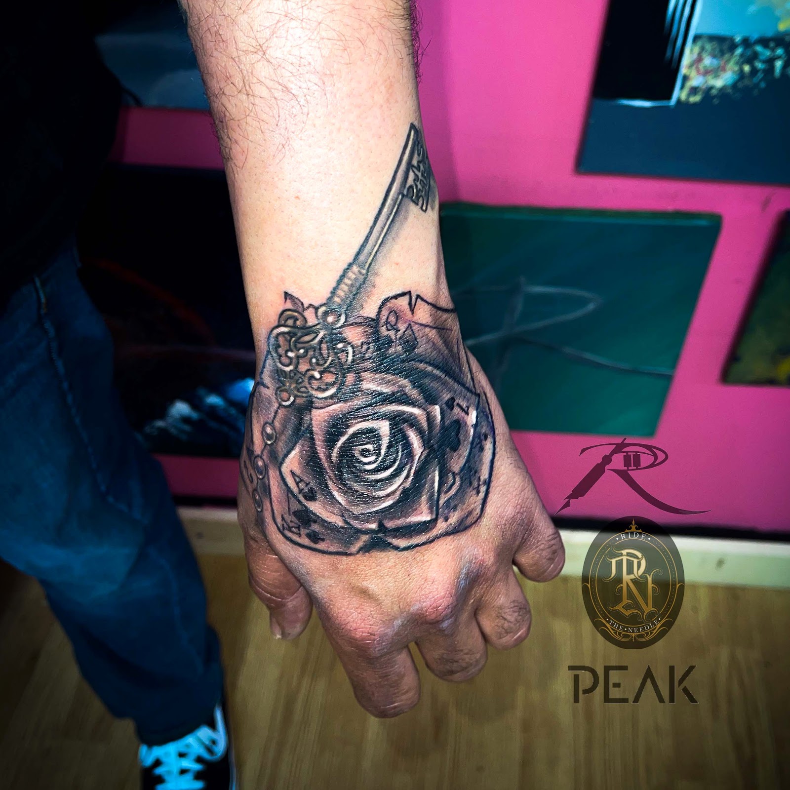 Ride the Needle Tattoo tattoo work — photo 2
