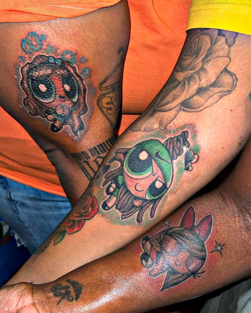 Pink Scorpion Ink tattoo work — photo 3
