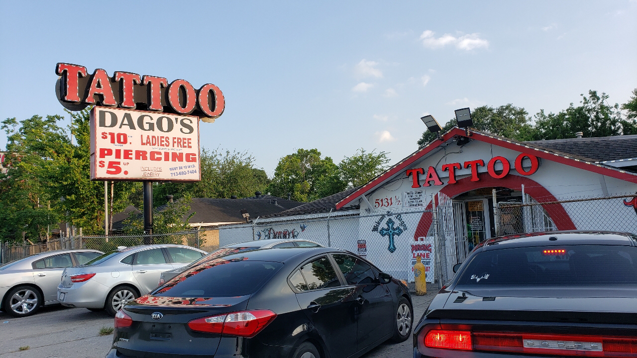 Dago's Tattoos tattoo parlor in Houston, TX