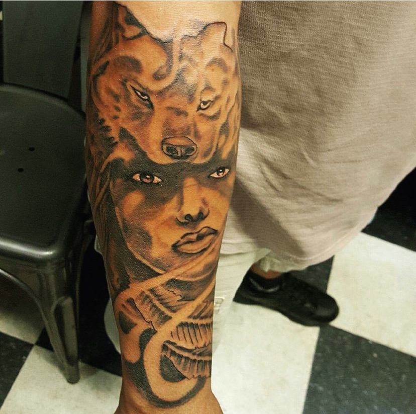 Third eye tattoo tattoo work — photo 2