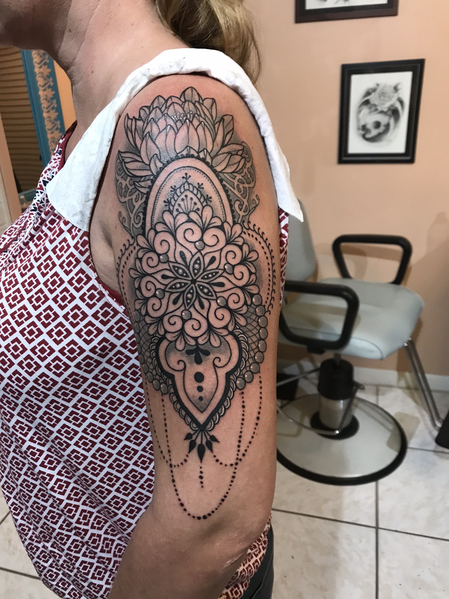 Burning Lotus Tattoo tattoo work — photo 3