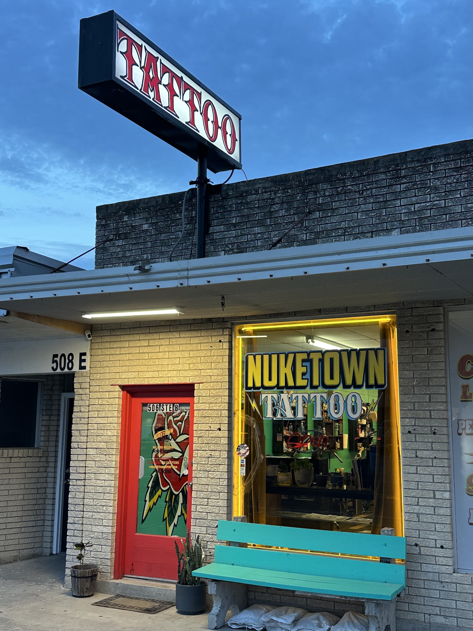 Nuketown Tattoo tattoo parlor in Edinburg, TX