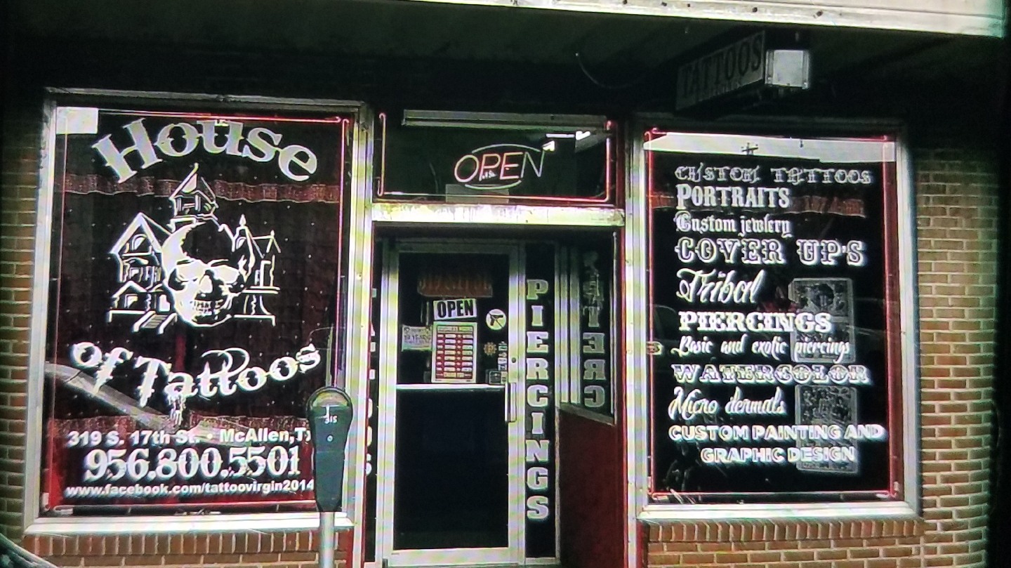 House of Tattoos tattoo parlor in McAllen, TX