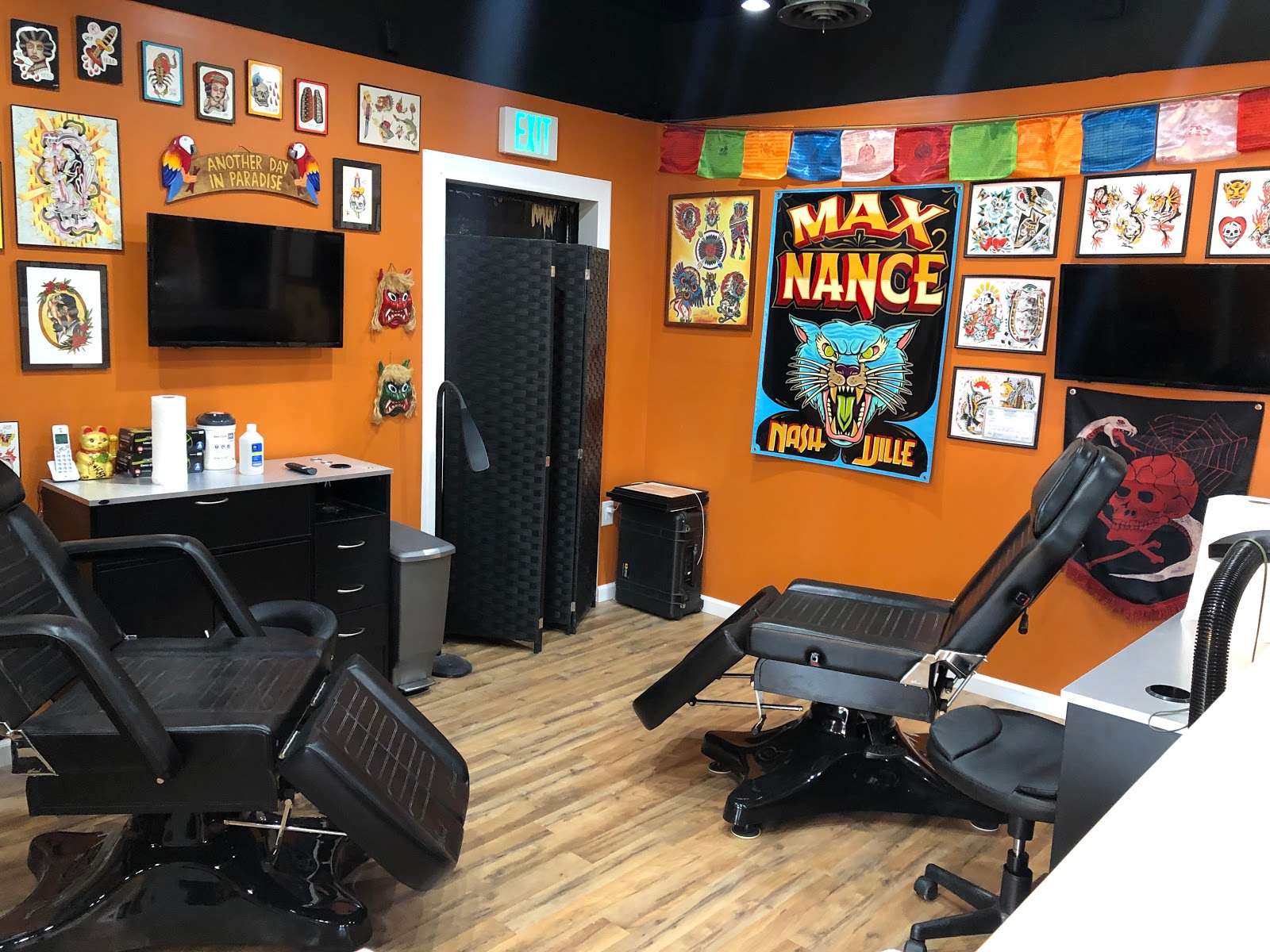 Kustom Thrills Riverside tattoo work — photo 2