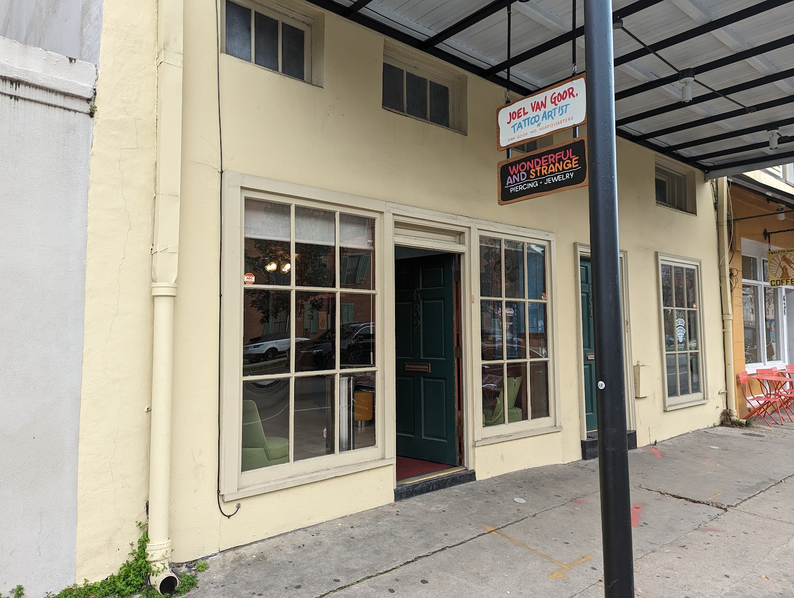 Van Goor Industries tattoo parlor in New Orleans, LA