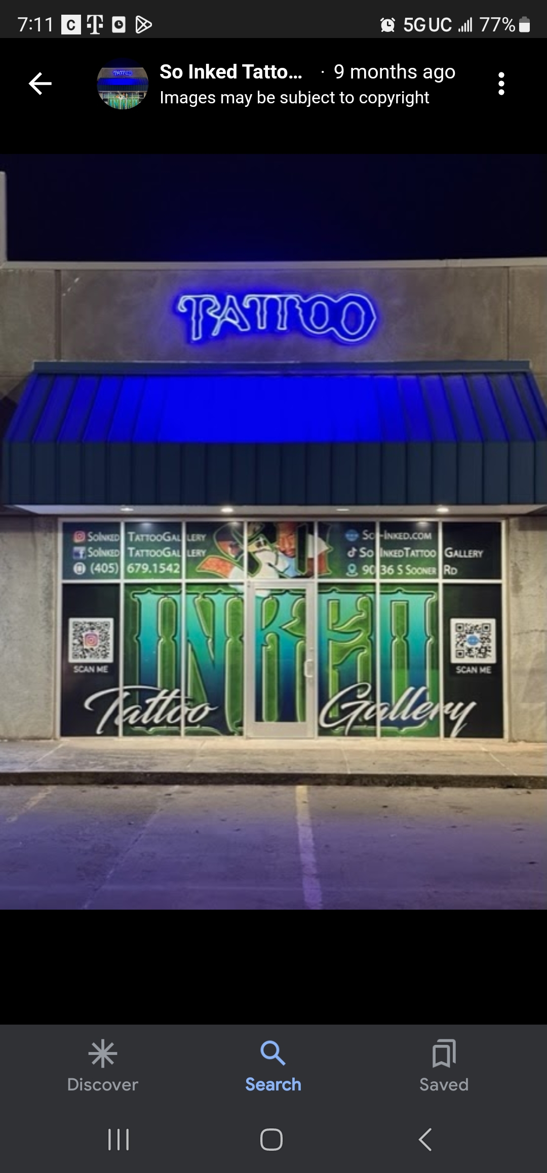 So Inked Tattoo Gallery tattoo parlor in Midwest City, OK