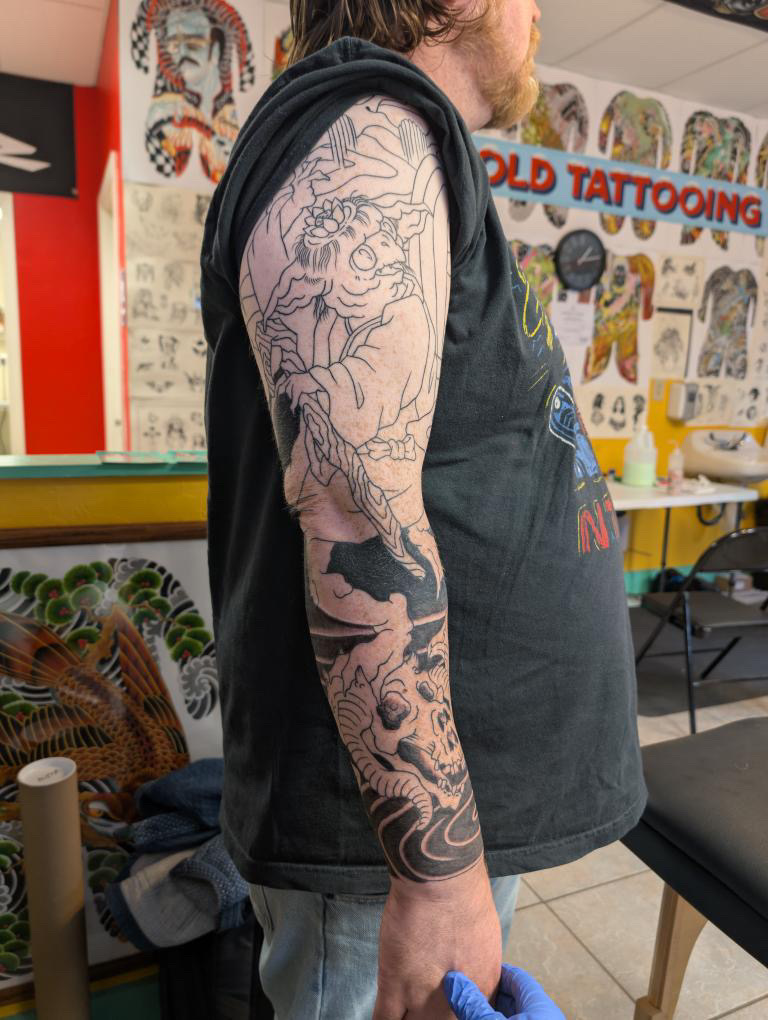 Chrome Dragon Tattoo tattoo work — photo 3
