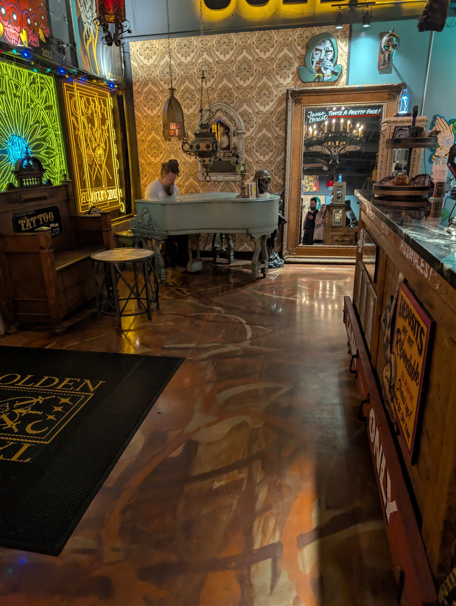 Golden Tarot Ink Club tattoo parlor in Winter Park, FL
