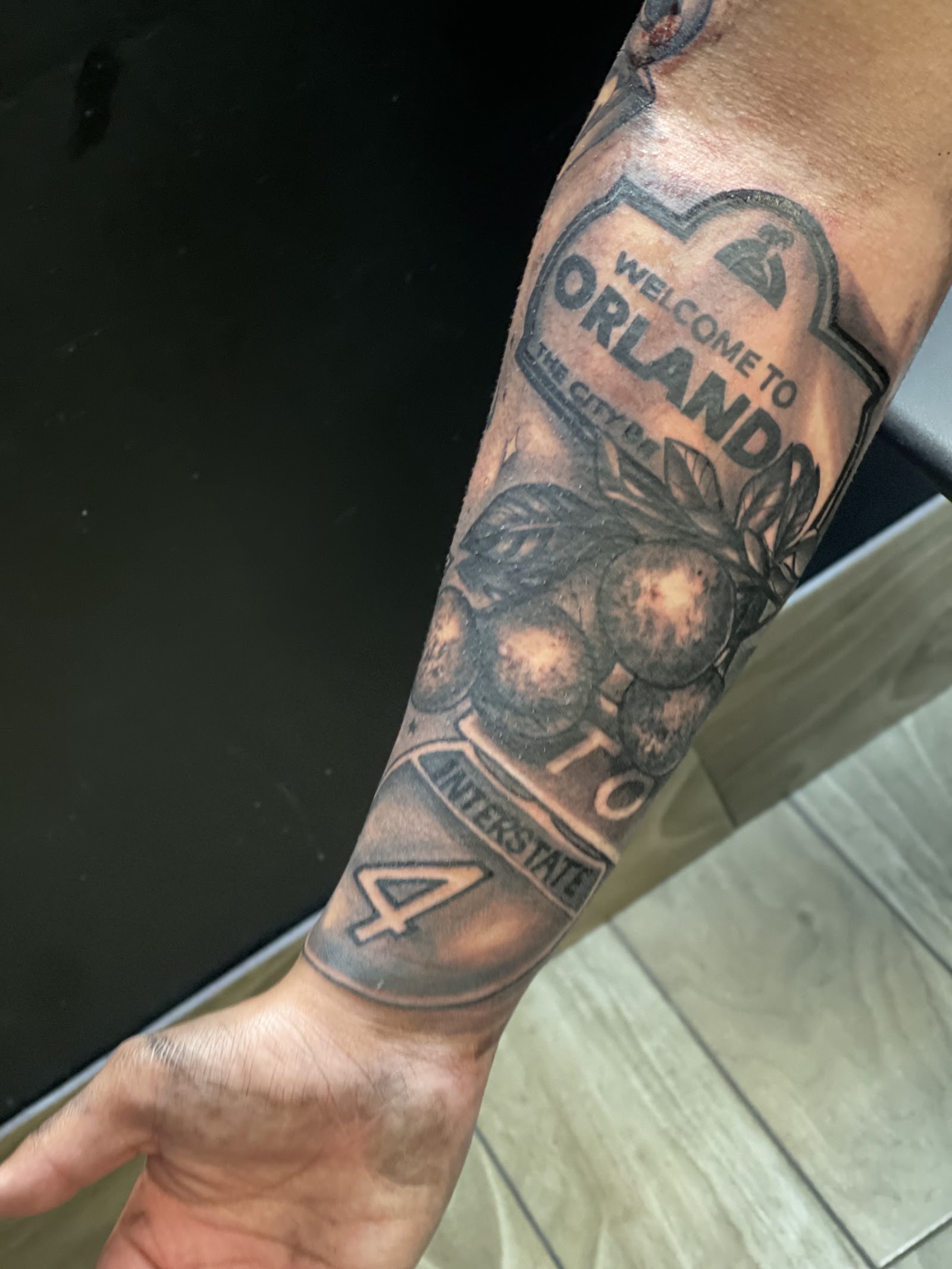 Black Ink Orlando tattoo work — photo 2