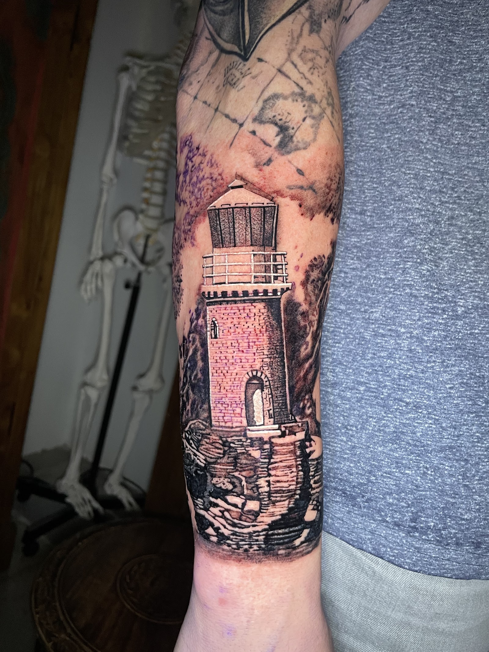 Locket Tattoo Best Cover Up Realism Artist in Phoenix tattoo parlor in Phoenix, AZ
