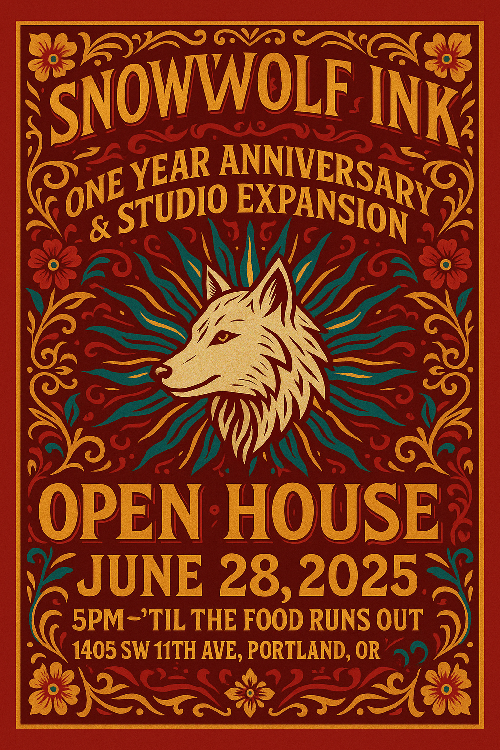 Snowwolf Ink Tattoo Studio tattoo parlor in Portland, OR