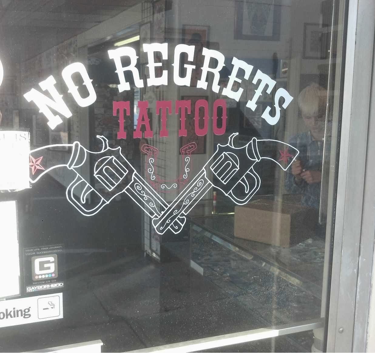 No Regrets Tattoo tattoo work — photo 2