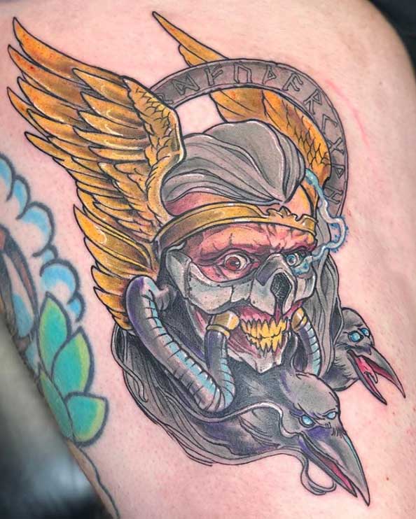 Sword and Casket Tattoo tattoo work — photo 2