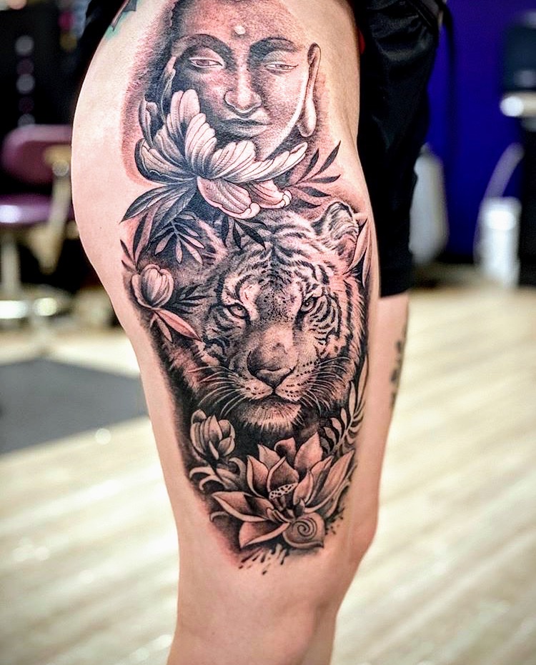 Black Widow Tattoo Studio tattoo work — photo 2