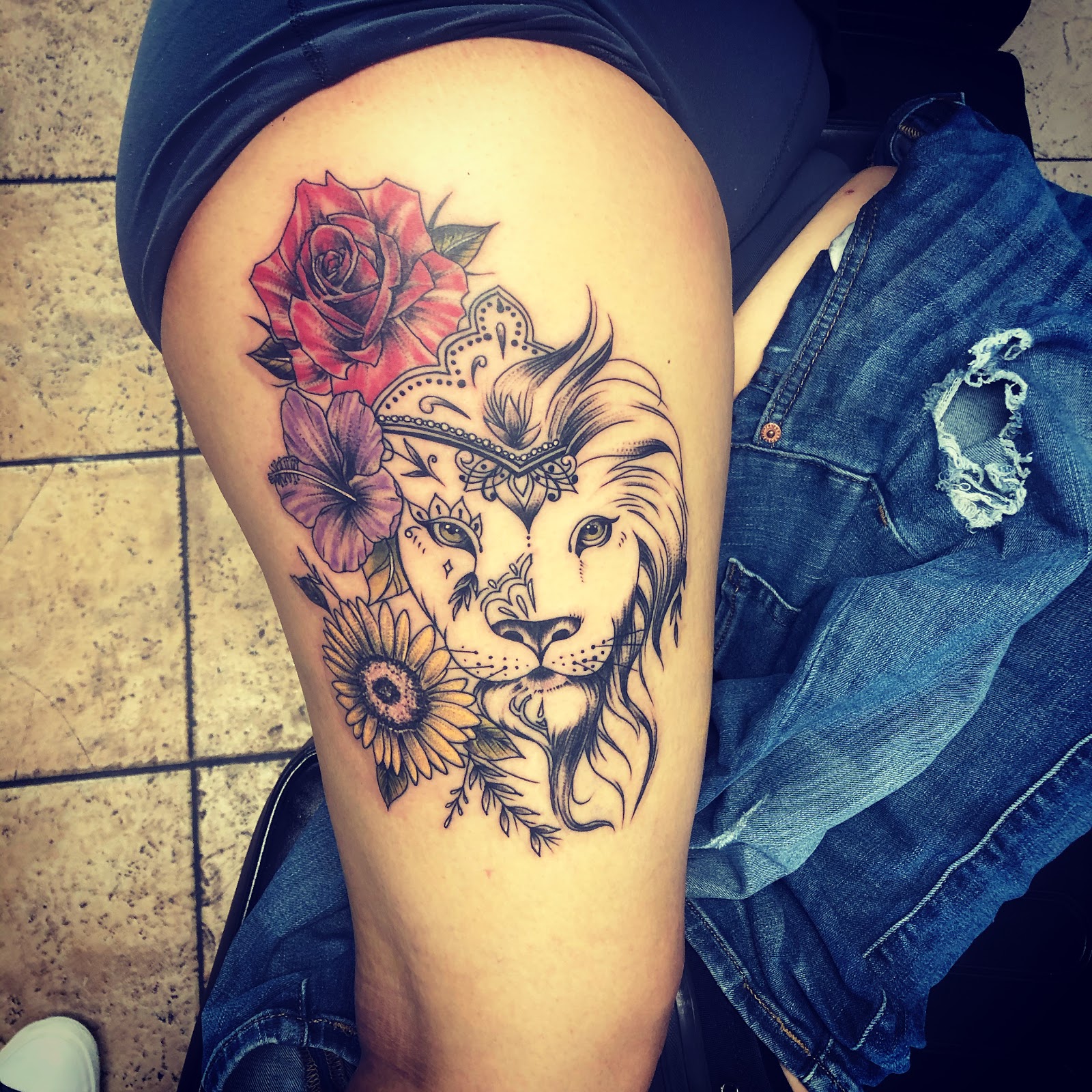 Aztec Heart Tattoo tattoo work — photo 3