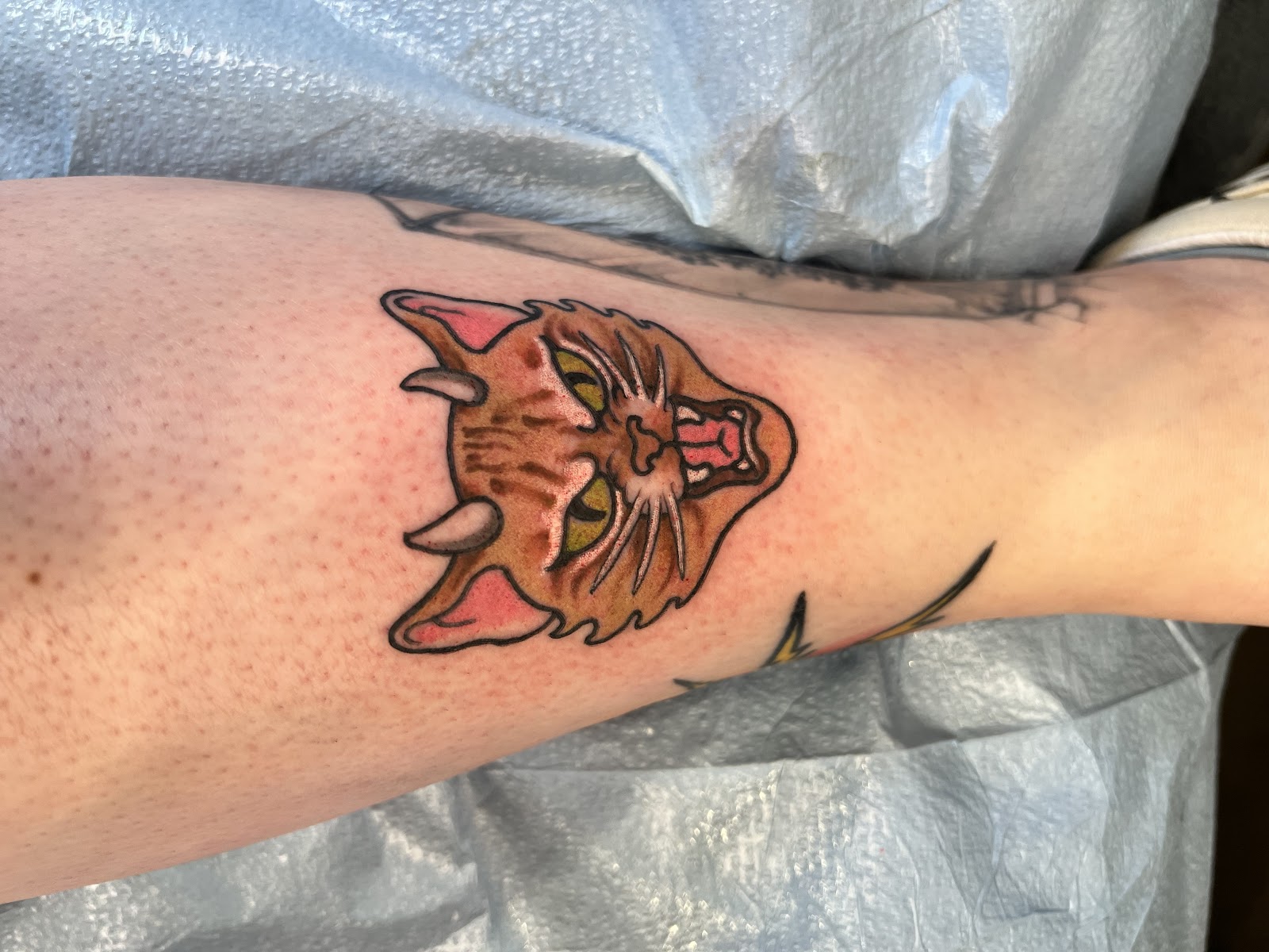 Neon Tiger Tattoo tattoo work — photo 2