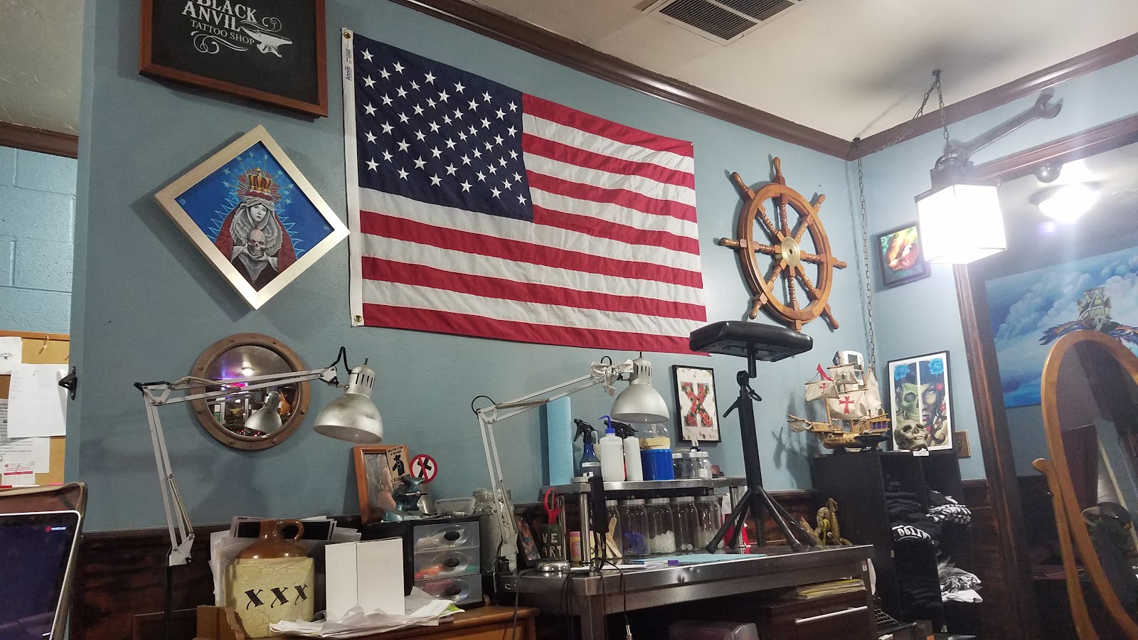 Black Anvil Tattoo Shop tattoo work — photo 2