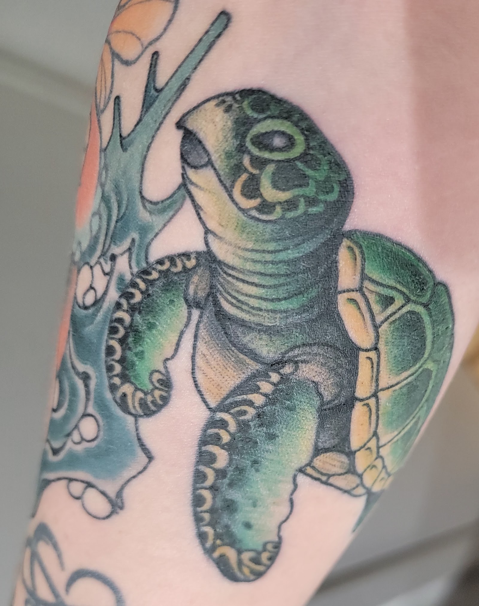 Floating House Tattoo tattoo work — photo 3