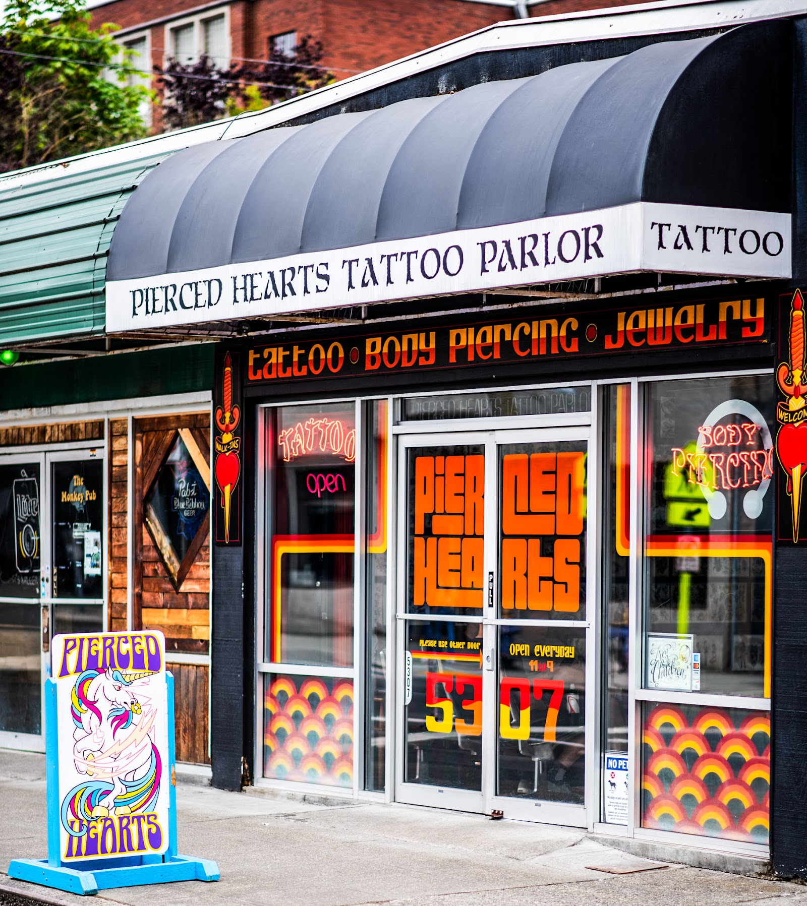 Pierced Hearts Tattoo Parlor — tattoo studio in Seattle
