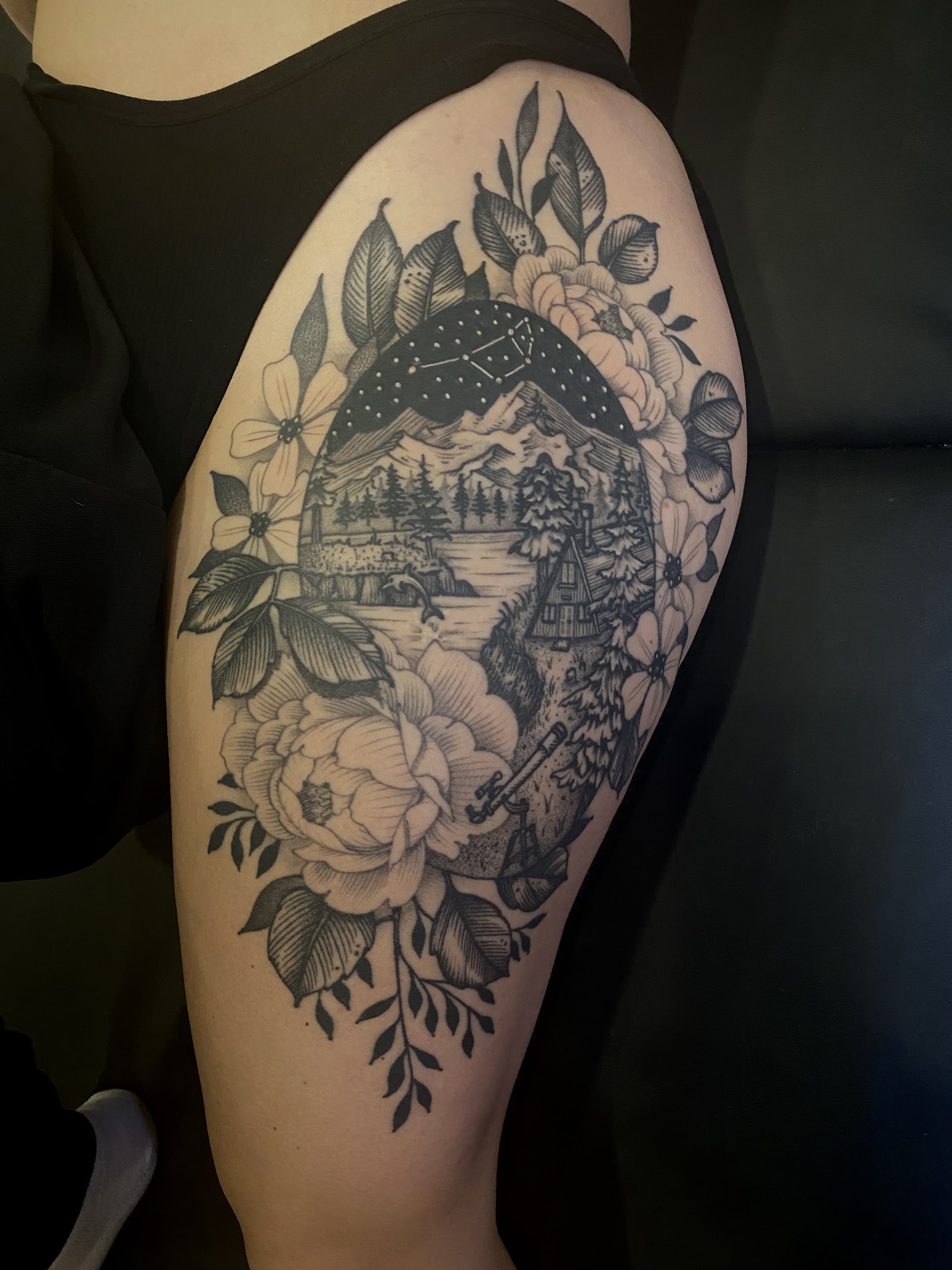 Black Dolphin Tattoo Studio tattoo work — photo 2