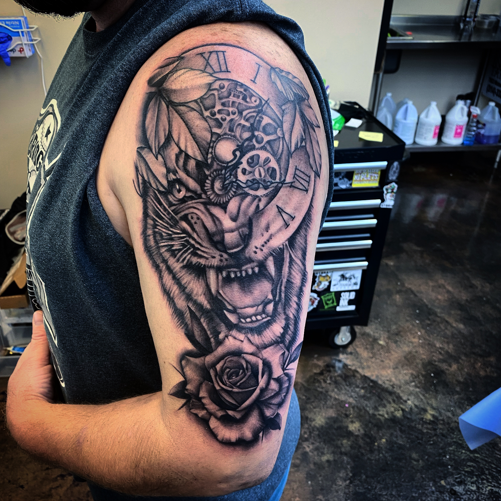 Golden Toad Tattoo tattoo work — photo 2