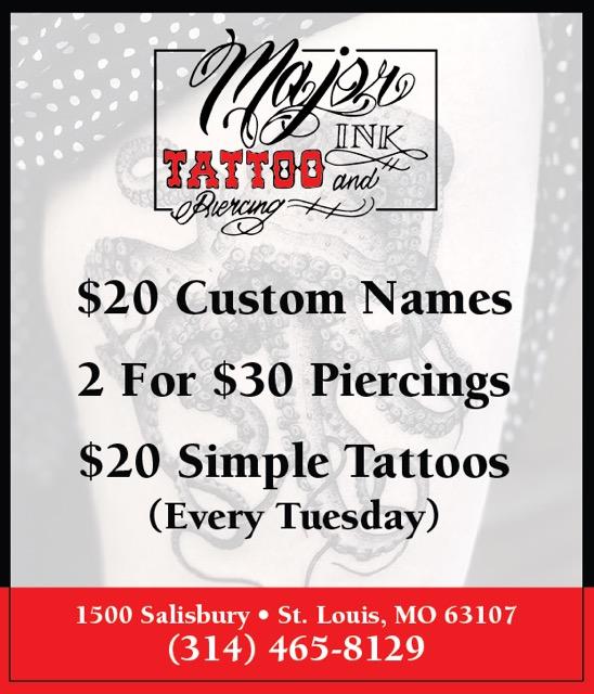 Major Ink Tattooing Piercing tattoo work — photo 3