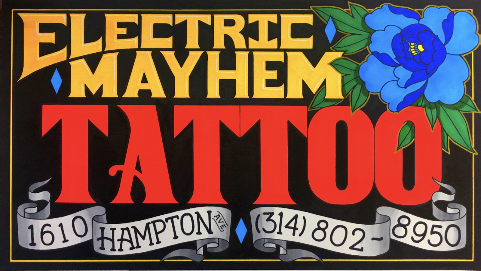 Electric Mayhem Tattoo & Needlelottalovin — tattoo studio near University City