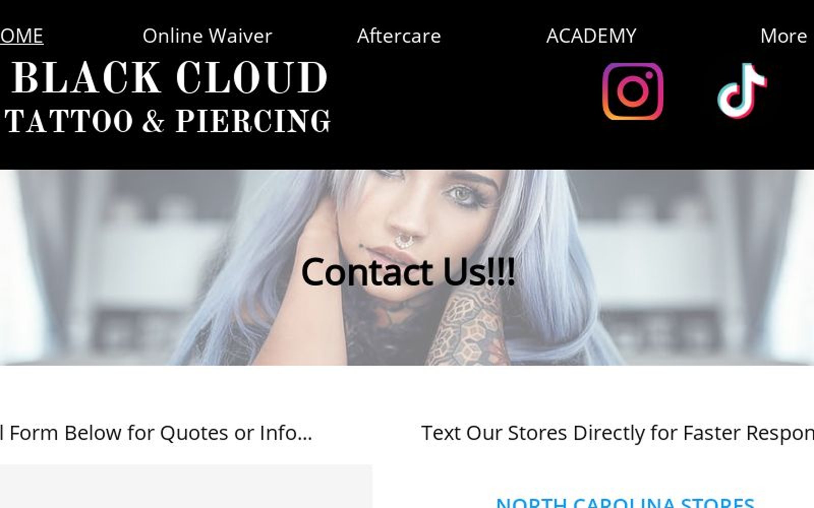 Black Cloud Tattoo and Piercing — tattoo studio near Concord