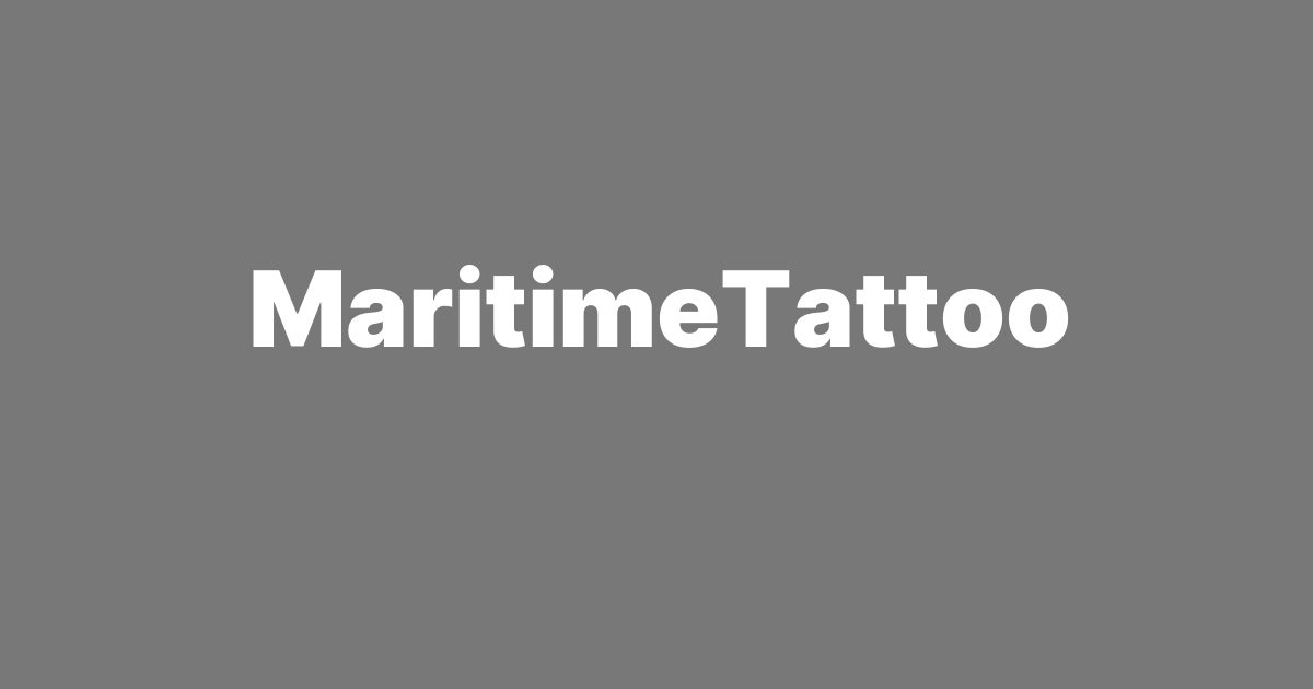 Maritime Tattoo & Body Piercing — tattoo studio near Carlsbad