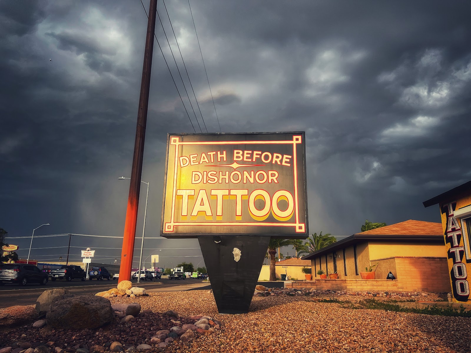 Death Before Dishonor Tattoo Az tattoo work — photo 3